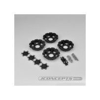 JConcepts Tracker wheel discs - white fits - 3379 Dragon wheels JCO2668-3