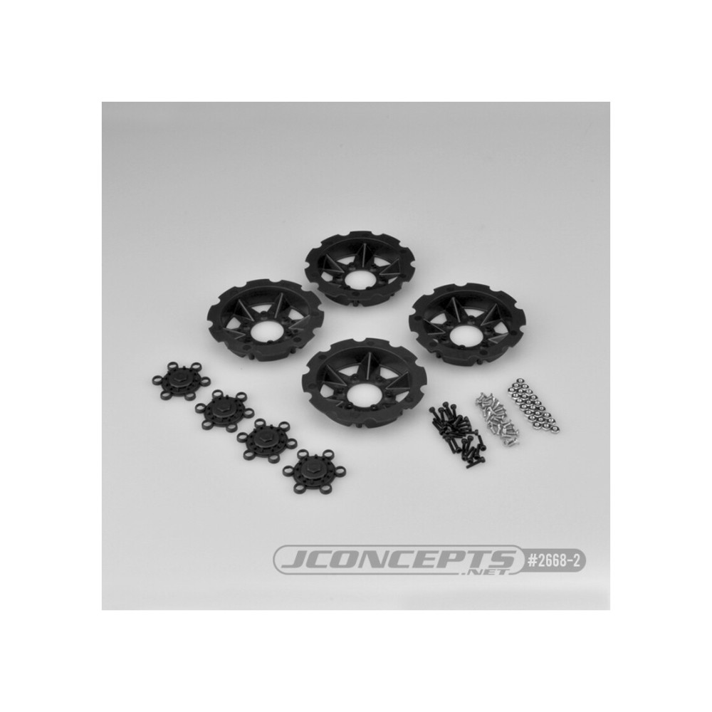 Discos de rueda Tracker blancos para llantas Dragon Jconcepts JCO2668-3