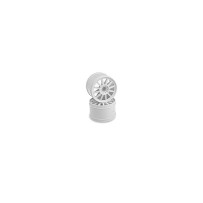 JConcepts Rulux - 2.8 E-Stampede - Rustler 2wd rear wheel white - 2pc JCO3341