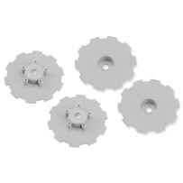 JConcepts Hazard - SC10.2 / SC10 4x4 - wheel dish - 4pc. - white - fits 3344 wheel JCO3344WD