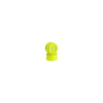 JConcepts Hazard - SC6.2 SC6.1 SC5M +3mm wider off-set - 12mm hex wheel - 2pc. - yellow JCO3344Y