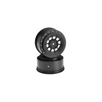 JConcepts Hazard - Losi Ten SCT-E, Ten SCT-Nitro and 22 SCT wheel - black - 2pc. JCO3352B