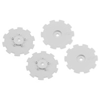 JConcepts Hazard - Losi SCT-E, 22 SCT wheel dish - 4pc. white - fits 3352 wheel JCO3352WD