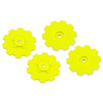 JConcepts Hazard - Losi SCT-E, 22 SCT wheel dish - 4pc. yellow - fits 3352 wheel JCO3352YD