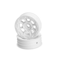 JConcepts Hazard - 1.9 RC10 front wheel - white 3-16 x 5-16 flanged bearing fit JCO3358W