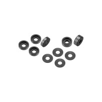 JConcepts Dirt Racing Products - recessed ball-stud washer - set black JCO8111