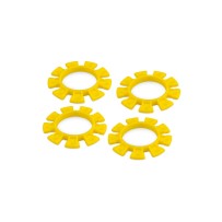 JConcepts Dirt Bands - tire gluing rubber bands - yellow - fits 1-10th, SCT and 1-8th buggy JCO8115