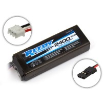 Reedy LiPo Pro TX/RX 2400mAh 7.4V Flat AE27313