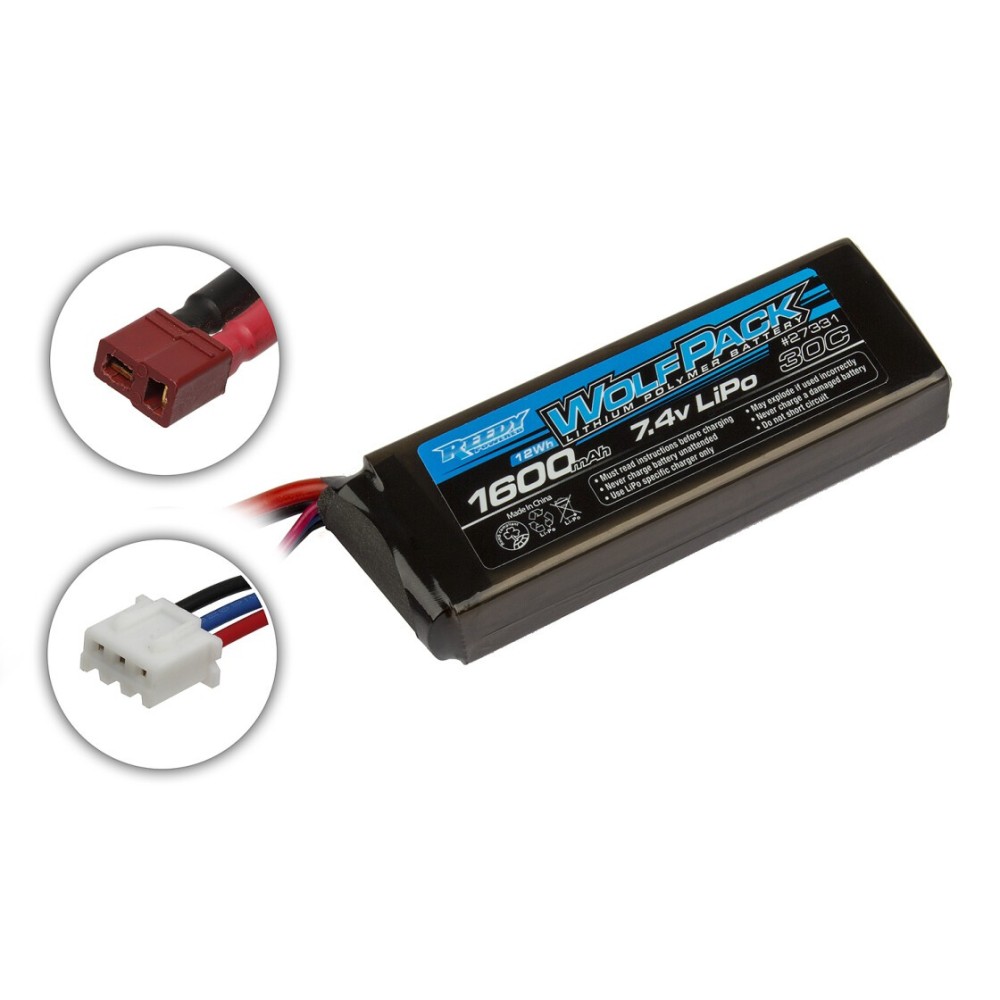 Reedy Wolfpack LiPo 1600mAh 30C 7.4V AE27331