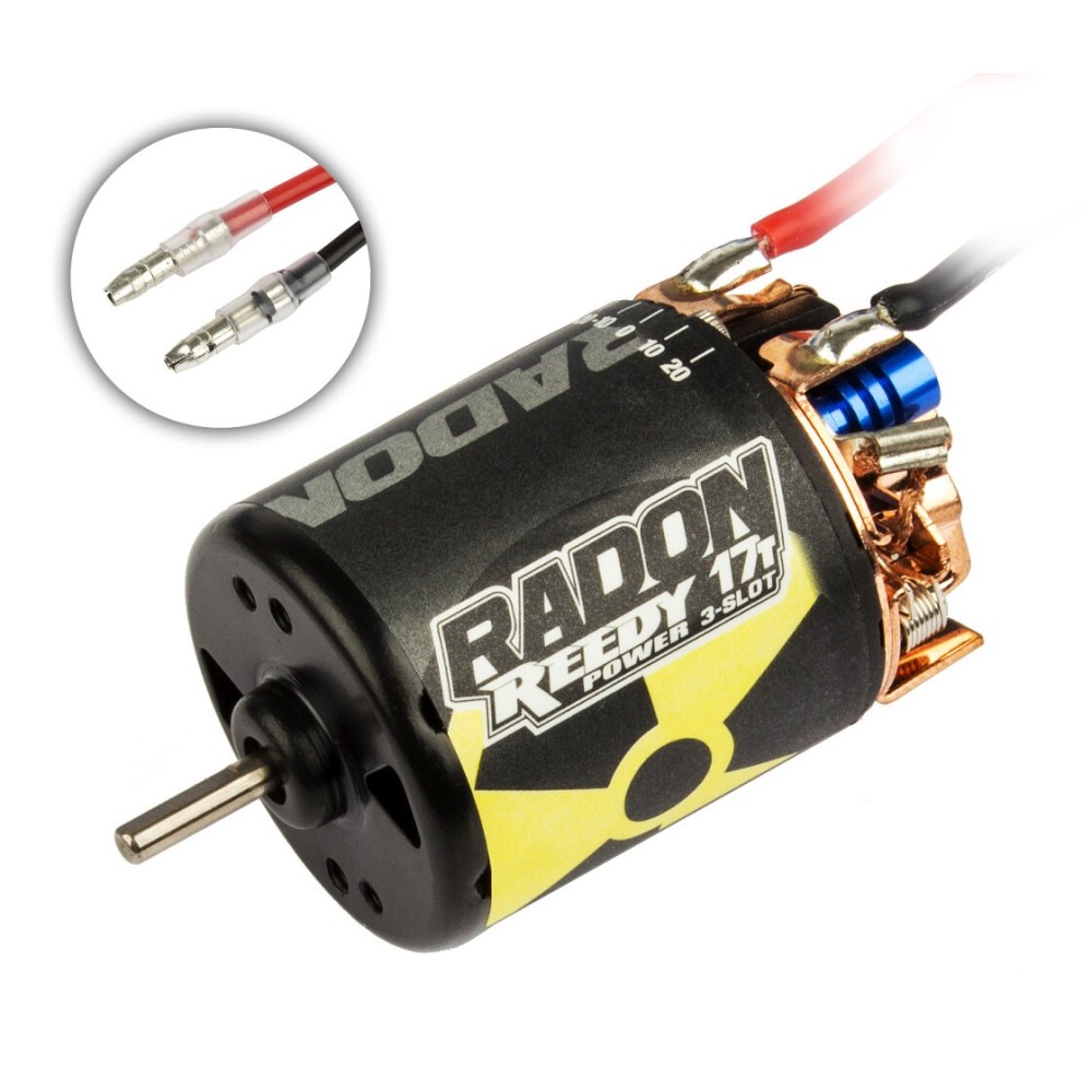 Reedy Radon 2 17T 3-Slot 3600Kv Brushed Motor AE27426 Reedy Radon 2 17T 3-Slot 3600Kv Brushed Motor AE27426