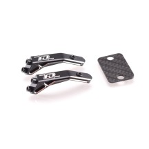 Revolution Design B6.4 | B6 Aluminium Wing Mount Set (black) RDRP0286-BLK