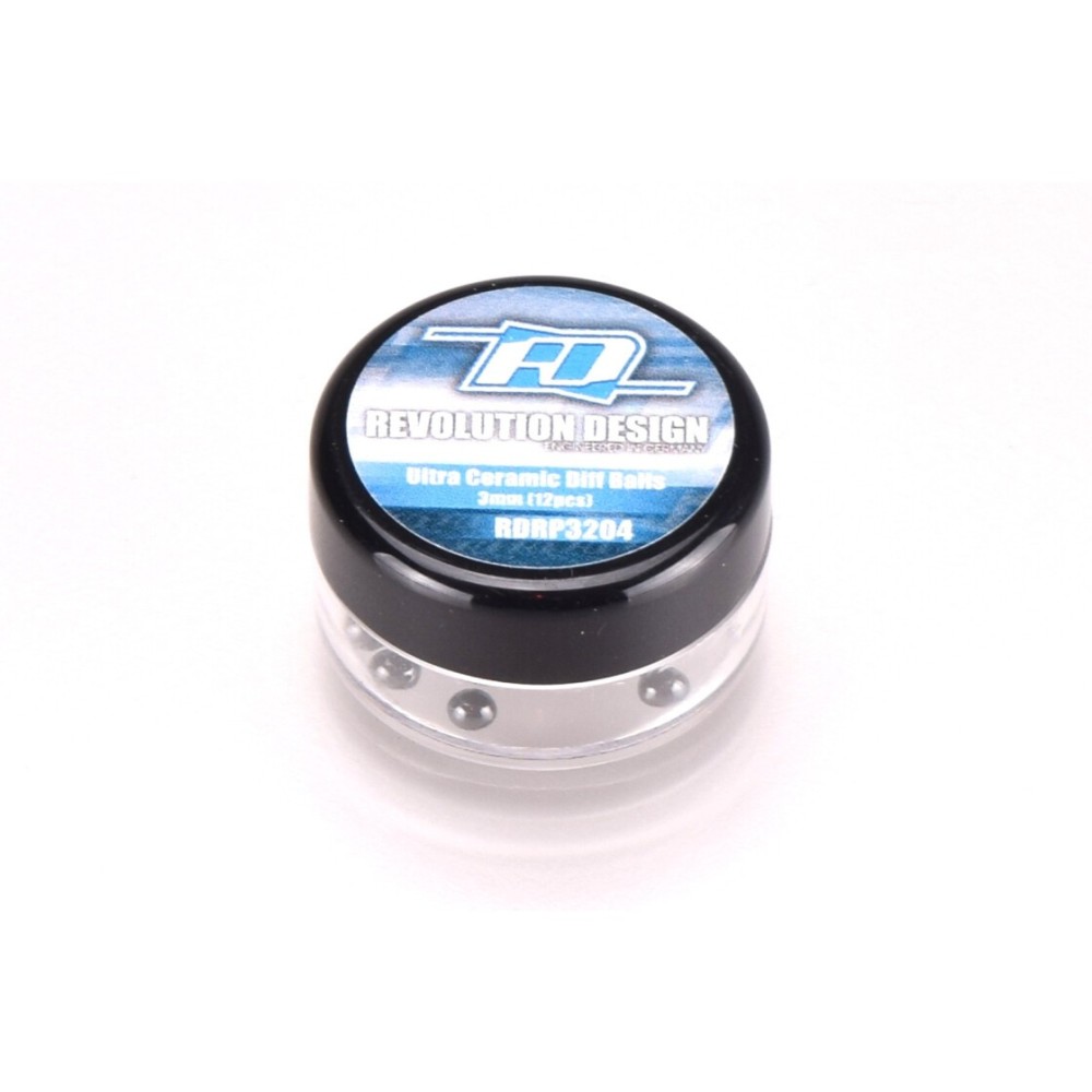 Revolution Design Ultra Ceramic Diff Balls 3mm (12pcs) RDRP3204 Revolution Design Ultra Ceramic Diff Balls 3mm (12pcs) RDRP3204
