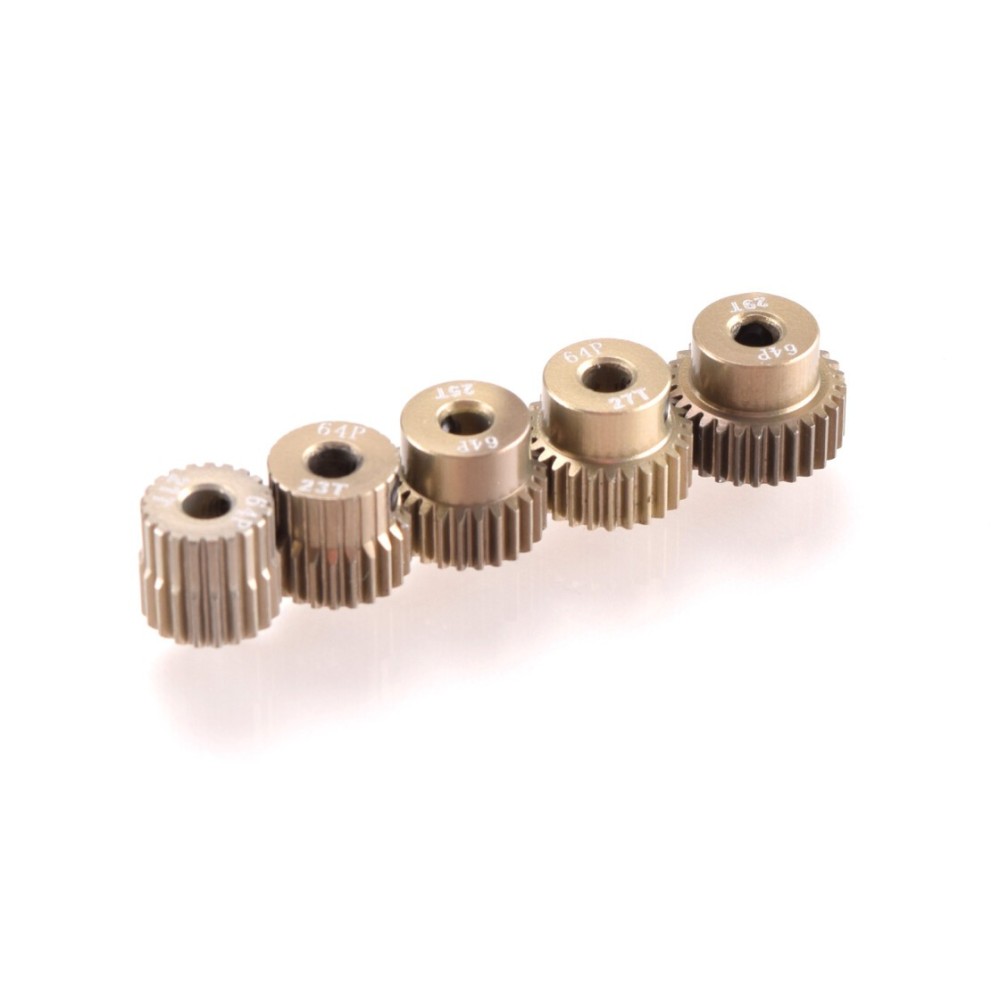 RUDDOG 64dp Aluminium Pinion 5-Pack Odd (21,23,25,27,29T) RP-0048 RUDDOG 64dp Aluminium Pinion 5-Pack Odd (21,23,25,27,29T) RP-0048