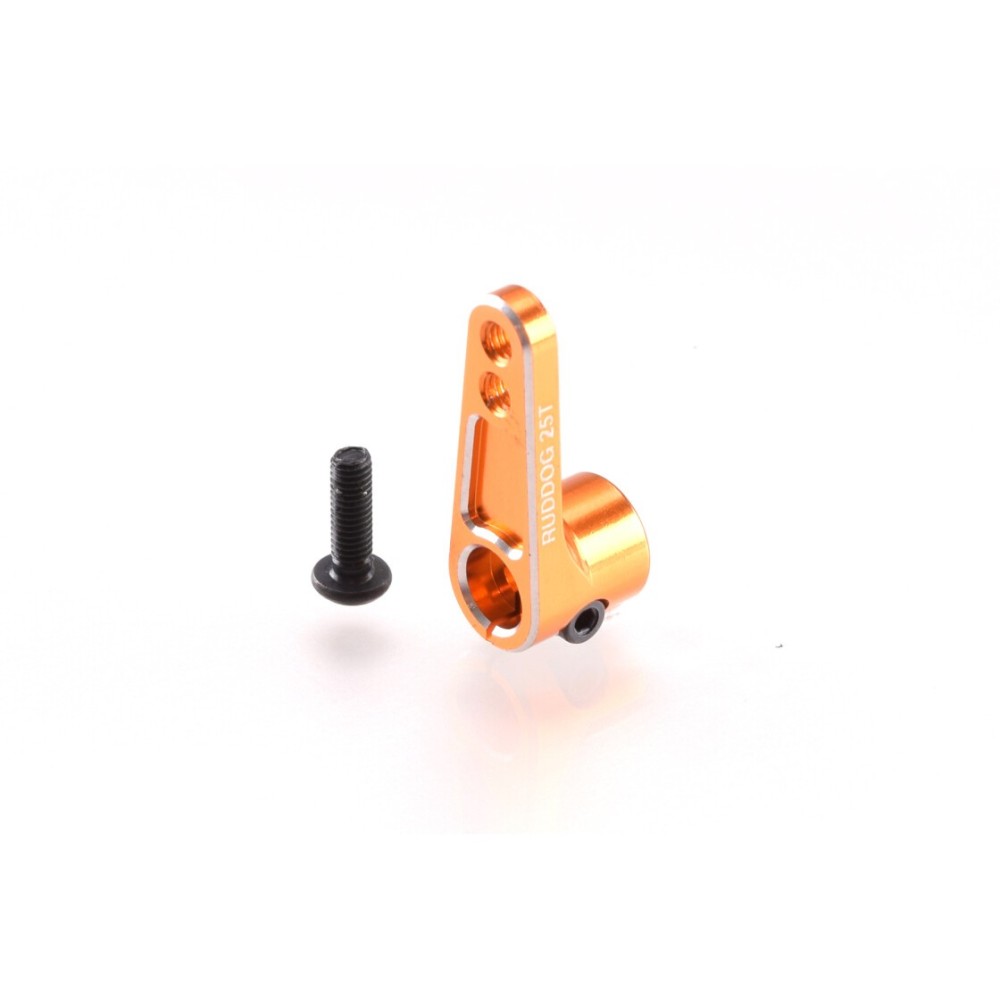 RUDDOG Aluminium Offset Servo Horn 25T Orange RP-0086 RUDDOG Aluminium Offset Servo Horn 25T Orange RP-0086