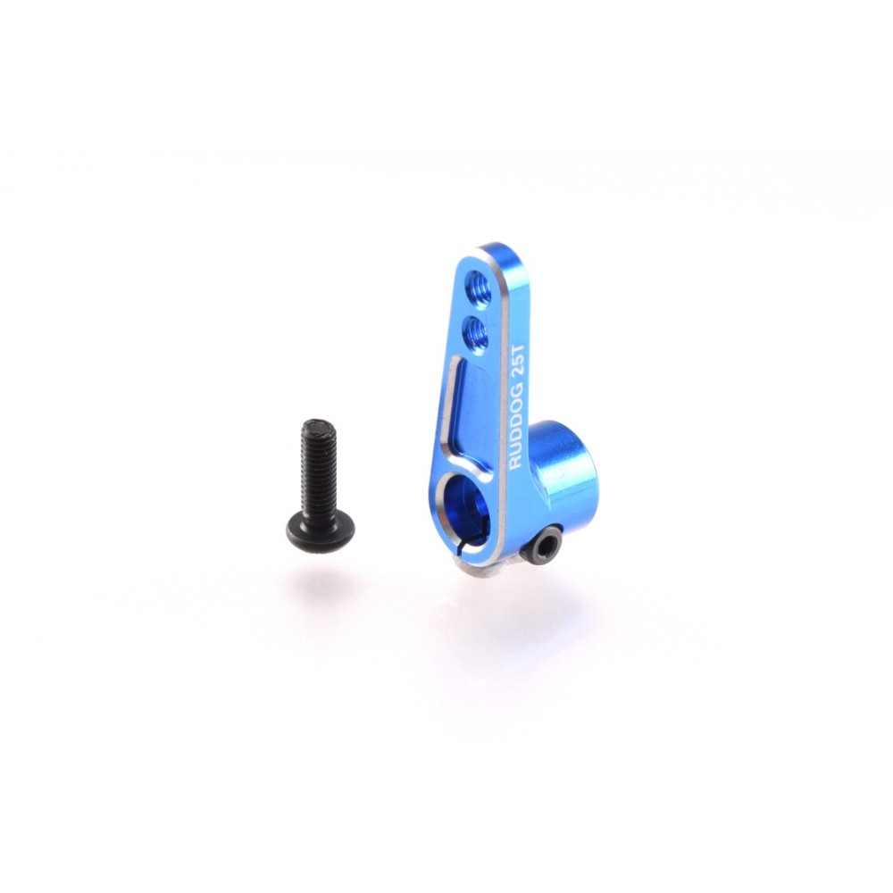 RUDDOG Aluminium Offset Servo Horn 25T Blue RP-0087 RUDDOG Aluminium Offset Servo Horn 25T Blue RP-0087