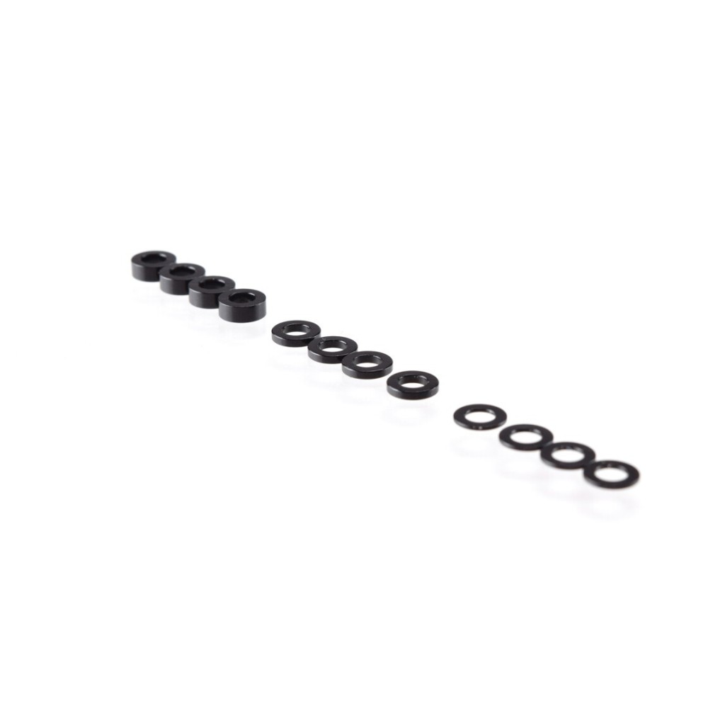 RUDDOG 3mm Washer Set Black (0.5mm/1.0mm/2.0mm) RP-0110-BLK RUDDOG 3mm Washer Set Black (0.5mm/1.0mm/2.0mm) RP-0110-BLK