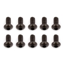 Tornillos M2.5x5 mm cabeza botón Team Associated