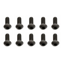 Tornillos 2.5x0.45x6 mm cabeza botón Team Associated