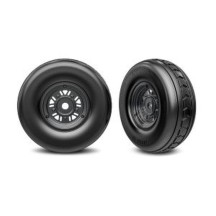 Ruedas Traxxas Pro Scale Sand Car Black Chrome montadas y pegadas – TRX10972-BLKC
