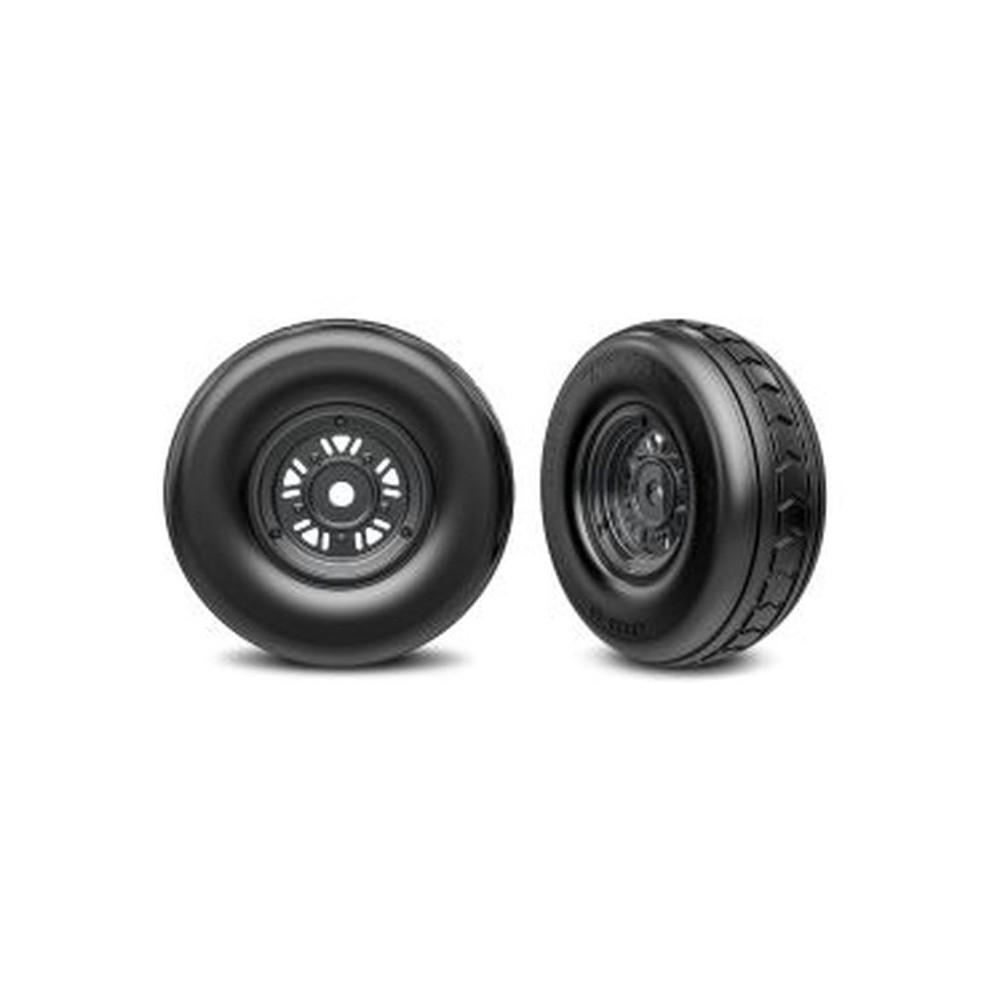 Ruedas Traxxas Pro Scale Sand Car Black Chrome montadas y pegadas – TRX10972-BLKC Ruedas Traxxas Pro Scale Sand Car Black Chrome montadas y pegadas – TRX10972-BLKC