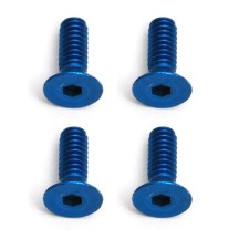 Tornillos FT aluminio azul 2x6 mm FHCS AE8547