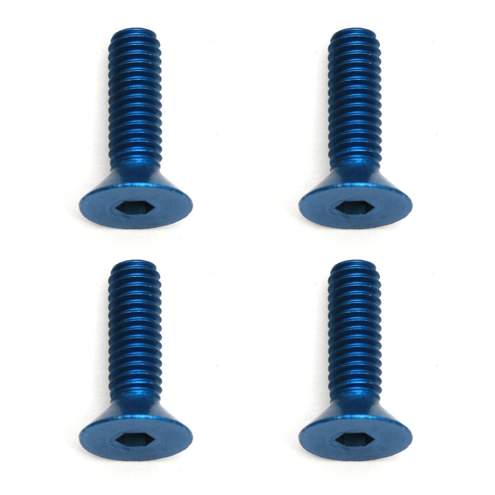 Tornillos FT aluminio azul 4x14 mm FHCS AE8571 Tornillos FT aluminio azul 4x14 mm FHCS AE8571