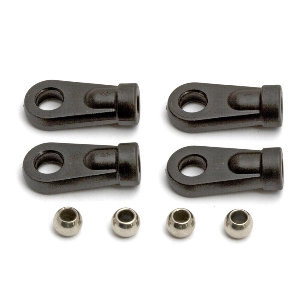 Rótulas de vástago de amortiguador Team Associated AE89065
