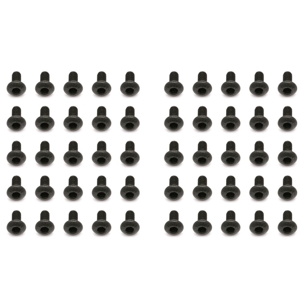 Tornillos negros 2x4 mm BHCS Team Associated AE89416 Tornillos negros 2x4 mm BHCS Team Associated AE89416
