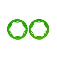 Anillos Beadlock 3.5" verdes Traxxas TRX10976-GRN