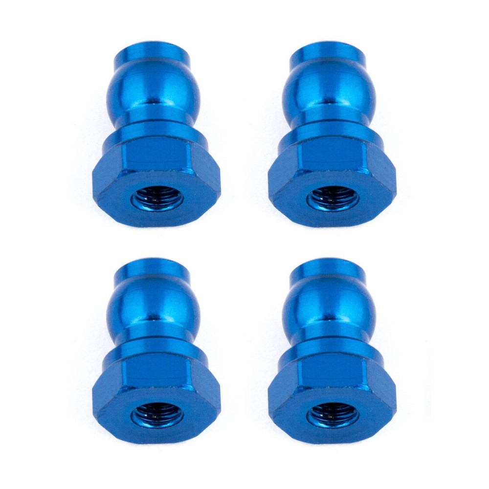 Casquillos amortiguador 10 mm aluminio azul Team Associated AE91815