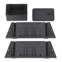 Bandejas Inferiores Reforzadas y Caja Estanca de Receptor Enduro 1/10 Element RC AE42014