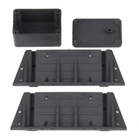 Bandejas Inferiores Reforzadas y Caja Estanca de Receptor Enduro 1/10 Element RC AE42014