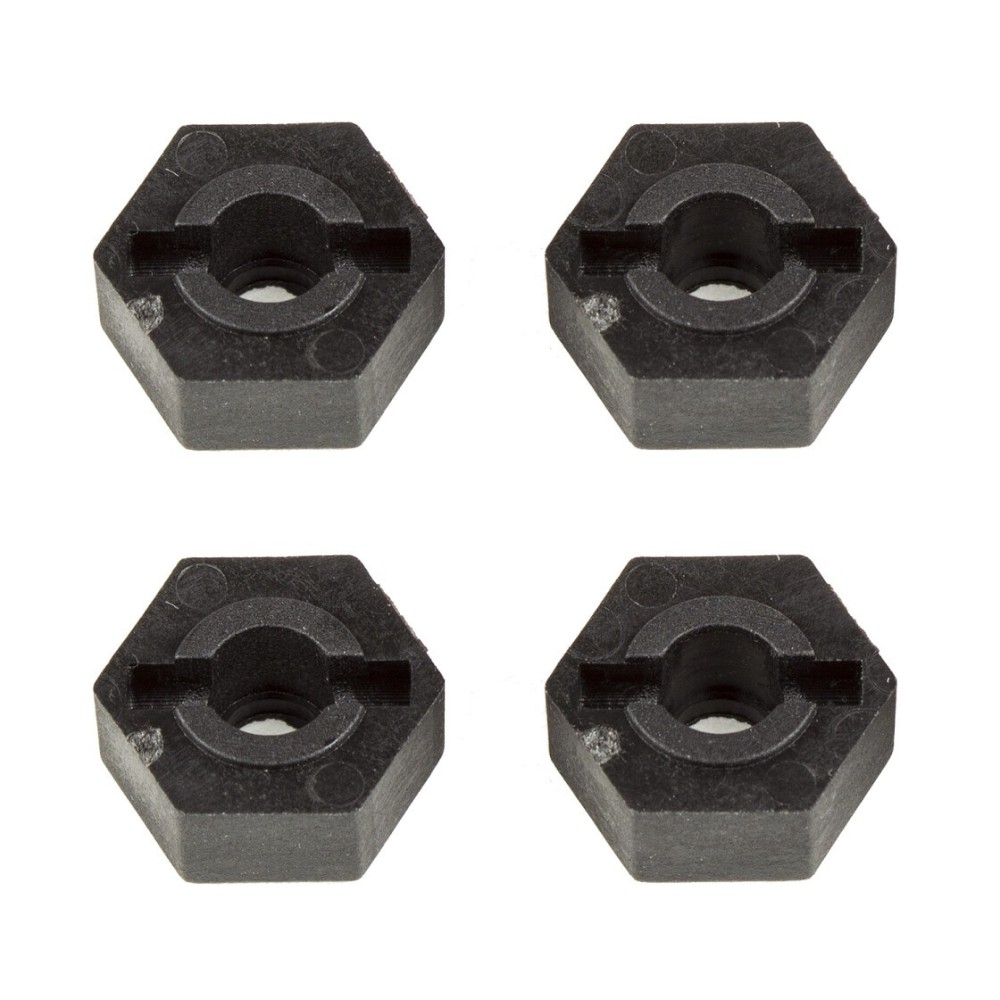 Hexágonos de Rueda 6mm Enduro 1/10 Element RC AE42069