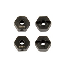 Hexágonos de rueda 6 mm de acero FT Enduro 1/10 Element RC AE42076