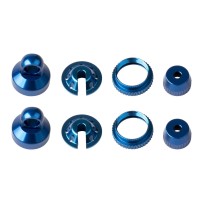 Element RC Enduro Shock Parts, blue aluminum AE42085