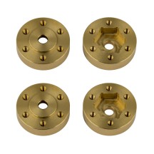 Element RC FT Enduro Beadlock Hex Adapters, brass AE42104