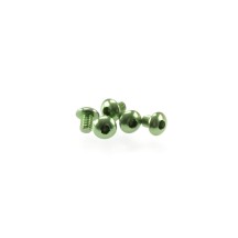 Hiro Seiko Alloy Hex Socket Button Head Screw M3x4 [Green] 5pcs HS-48359