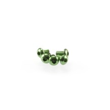 Hiro Seiko Alloy Hex Socket Button Head Screw M3x5 [Green] 5pcs HS-48360