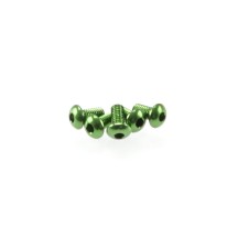 Hiro Seiko Alloy Hex Socket Button Head Screw M3x6 [Green] 5pcs HS-48361