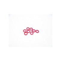 Hiro Seiko 3mm Alloy Spacer Set (0.5mm) [Red] HS-48436