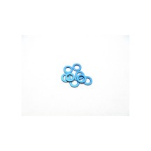 Hiro Seiko 3mm Alloy Spacer Set (1.0mm) [Y-Blue] HS-48453