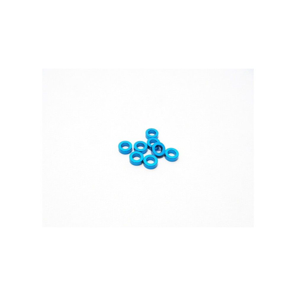 Hiro Seiko 3mm Alloy Spacer Set (1.5mm) [T-Blue] HS-48459
