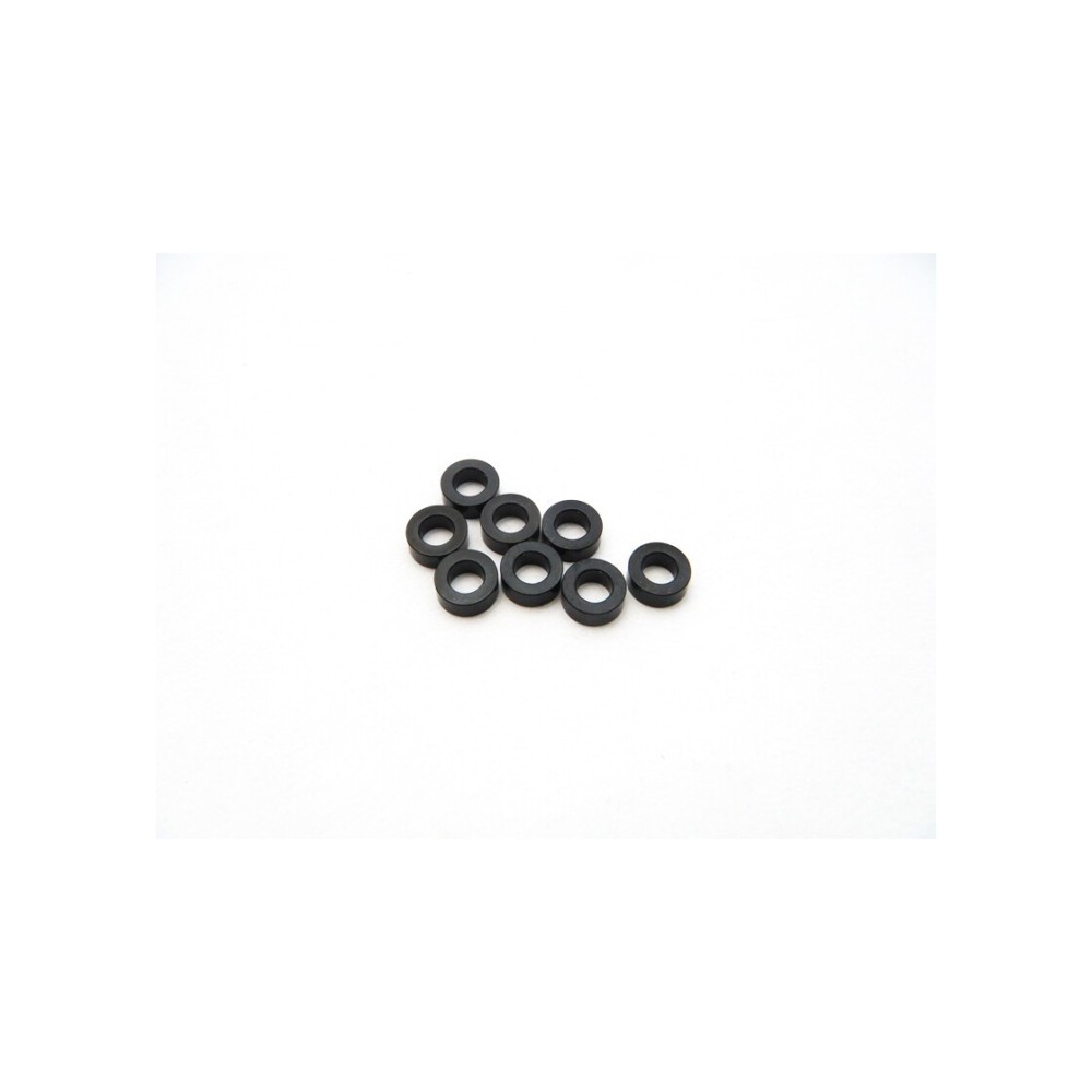 Hiro Seiko 3mm Alloy Spacer Set (1.5mm) [Black] HS-48462