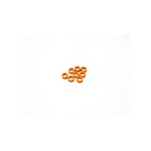 Hiro Seiko 3mm Alloy Spacer Set (1.5mm) [Orange] HS-48463