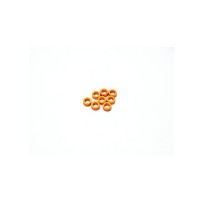 Hiro Seiko 3mm Alloy Spacer Set (1.5mm) [Orange] HS-48463