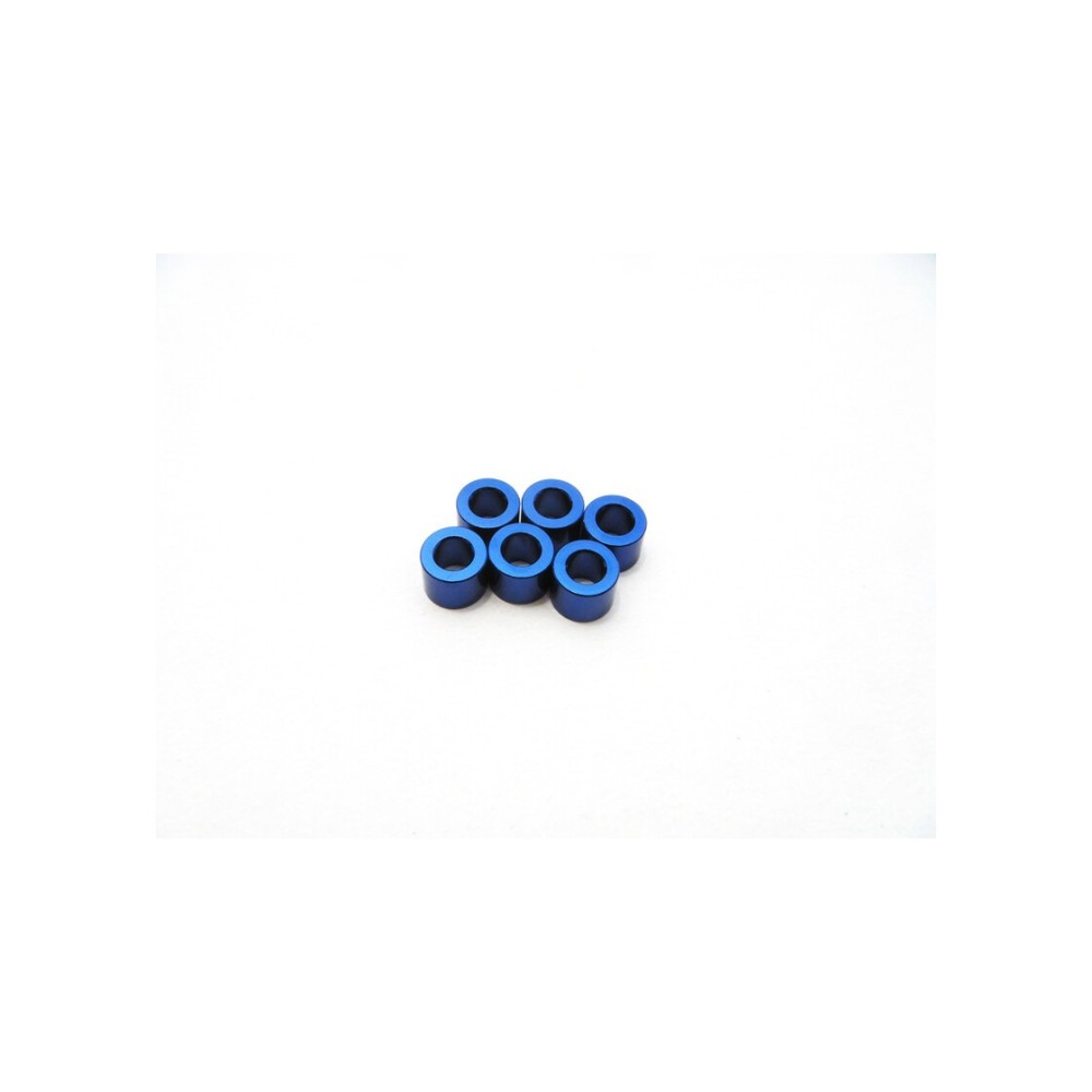 Hiro Seiko 3mm Alloy Spacer Set (2.5mm) [Y-Blue] HS-48474