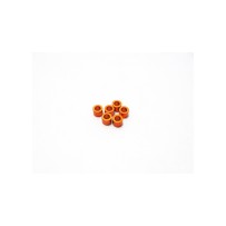 Hiro Seiko 3mm Alloy Spacer Set (3.0mm) [Orange] HS-48484