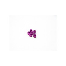 Hiro Seiko 3mm Alloy Spacer Set (4.0mm) [Purple] HS-48489