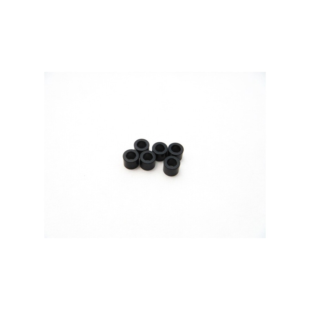 Hiro Seiko 3mm Alloy Spacer Set (4.0mm) [Black] HS-48490