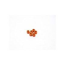 Hiro Seiko 3mm Alloy Spacer Set (4.0mm) [Orange] HS-48491
